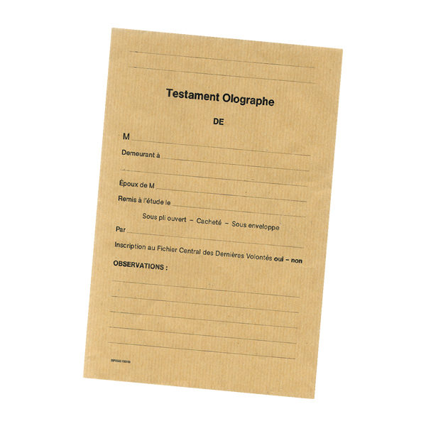 Enveloppes testament – Image 2