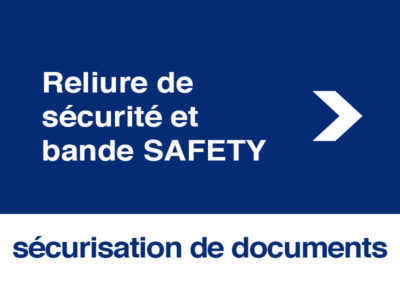 Système Reliure de sécurité bande safety