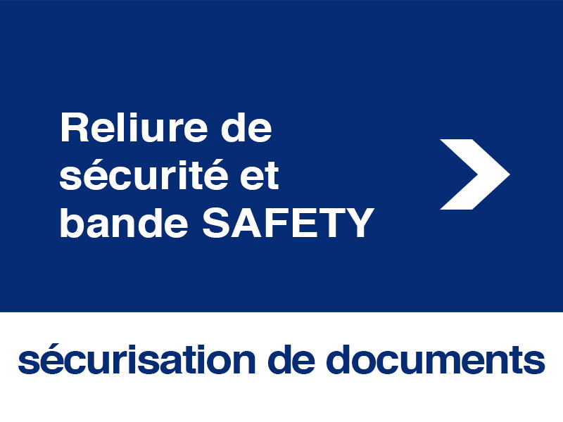 Système Reliure de sécurité bande safety